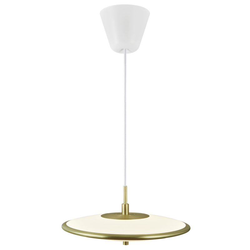 Nordlux Blanche 32 elegante Pendelleuchte Messing elegante Details